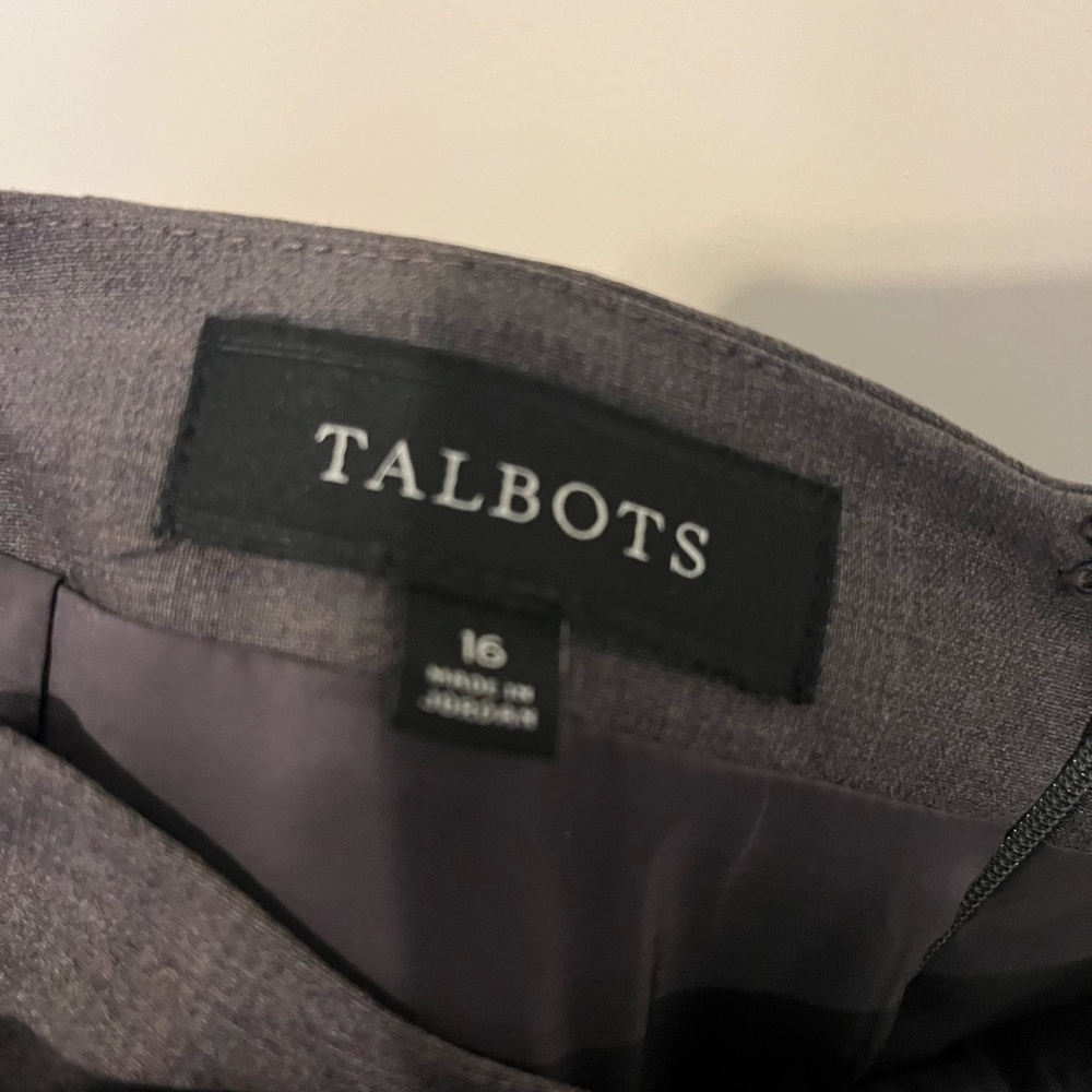 Talbots Gray Skirt
